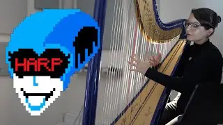 Deltarune Queen Theme - Chapter 2 OST (Harp Cover)