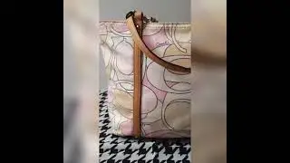 Petralove Coach F13348 scarfprint signature canvas tote in pink-beige motion