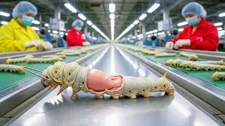 Inside the Silk Weaving Mill &ndash; From Silkworm Cocoon to $5,000 Designer Scarves (Full Process)