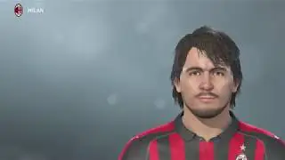 Gattuso Gennaro PES 2019 face build + stats (classic Italy, Milan), player version