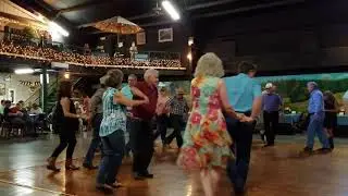 The Barn Dance - couples dancing Blue Rose