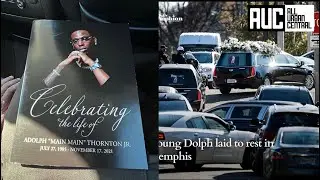 Young Dolph's Funeral Service Casket Takes Final Ride Through Memphis