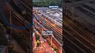 Kisiklott egy vonat a Keletin&eacute;l #metropol #keleti #palyaudvar #kisiklott #vonat #baleset #budapest