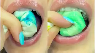 asmr DRINK RAINBOW MILK WATER eating sounds #asmr #asmreating#eatingshow