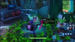 Fortnite Fortbyte #62 - Accessible With The Stratus Outfit Within An Abandoned Mansion