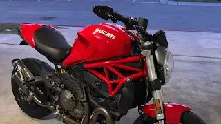 2015 Ducati Monster 821 Display Panel Settings