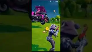 Raven team leader hits herself in the face with a golf ball while cuddle team leader jumps over them