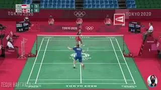Anthony Ginting vs Anders Antonsen : olimpiade Tokyo 2020