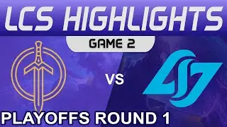 GG vs CLG Highlights Game 2 Playoffs Round 1 LCS Summer 2022 Golden Guardians vs Conter Logic Gaming