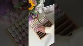 ASMR organize my ohuhu 96 pastel set markers with me #asmr #asmrsounds #ohuhumarkers