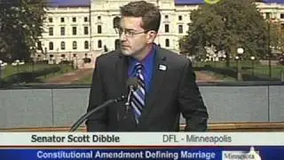 Sen Dibble Questions How Anti-Gay Proposal Helps Any MN Families