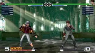 KoFXIV demo Shun'ei combo 46% 1 bar of meter