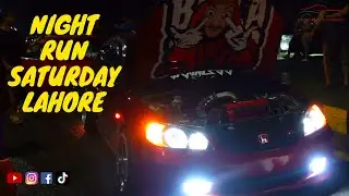 Night Run Saturday Lahore | DHA Streets at Night | Cars Vlog | July 2022