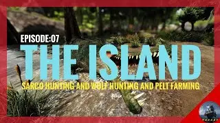 The island | [E:07] Wolf hunting and sarco hunting and pelt farming | ark malayalam | ark mobile