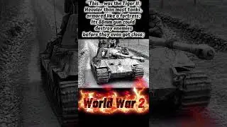 This Tank Shocked Allied Soldiers | Tiger II WW2 #germantank #panzerdragoon #shortsviral