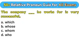 Relative Pronouns Quiz &ndash; Can You Score 50/50? | English Grammar Test