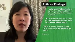 Shared Decision-Making in Hand Surgery &mdash;Video Discussion by Ines C. Lin, MD, MSEd