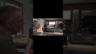 EF Johnson Ranger Ham transmitter test #shorts #shortwave #hamradio #vintage #repair #electronics