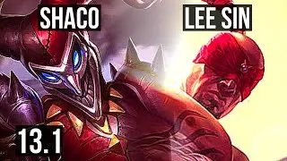 SHACO vs LEE (JNG) | Rank 4 Shaco, 10/2/17, 1.8M mastery, 800+ games | EUW Grandmaster | 13.1