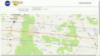 Chasing Totality: Using NASA's Interactive Map