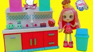 SHOPKINS CHEF CLUB SPARKLE CLEAN WASHER Toys Review + Donatina | itsplaytime612