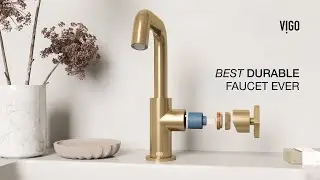 VIGO Ruxton Single Hole Single-Handle Bathroom Faucet