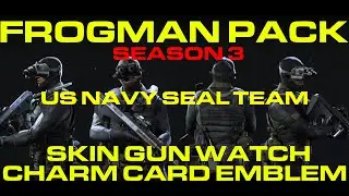 BRAND NEW Frogman UDT Pack (US Navy SEAL Team MIL-SIM) - Call of Duty Modern Warfare