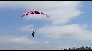 Home made  paraglider rc voando no Aeroclovis