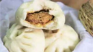 Automated Steamed Pork Buns Machine #肉包