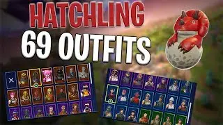 Hatchling Back Bling on 69 Outfits | Tricera Ops - Fortnite