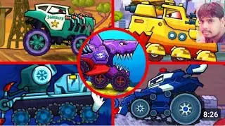 Car Eats Car 3- All Bosses (Boss Fight) 1080P 60 FPS