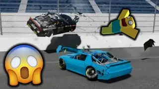 ROBLOX NASCAR CRASHES AND TROLLING COMPILATION! | just daytona. (Roblox)