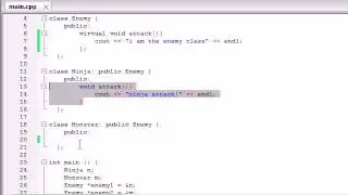 C++ Programming Tutorials   57   Abstract Classes and Pure virtual Functions
