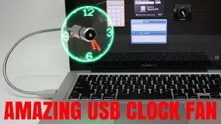 USB CLOCK FAN I USB LED FAN CLOCK