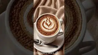 Embroidery idea's 🧷 #embroidery #art #coffee
