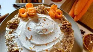 Simple Autumn Carrot Cake 🍂 | Soft, Cozy & Homemade