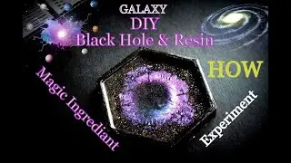 Resin Technique With Nailpolish Only | Resin Cat Eye Effect |Tutorial |GALAXY Effect | Will it Work