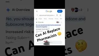 Can AI Replace Pharmacists 🤔  #doctor #pharmacist #pharmacy #AI #chat #talk #clinical #no