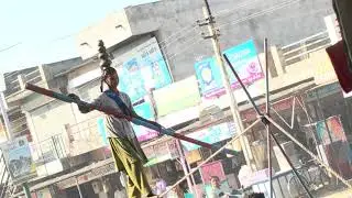 Rope Walking - USA Street Circus Amazing Talent || USA 