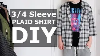 DIY 3/4 Length Sleeves | Kimono, Mens Fashion, Flannel Shirt | Gallucks