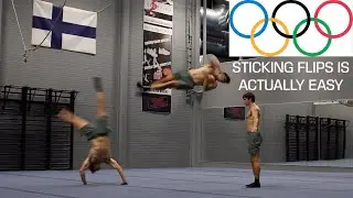 Tricker Sticking Flips Like a Gymnast