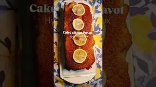 Cake citron-pavot ultra moelleux #cake #dessert #recettefacile #citron #food #sweet #recipe #cooking