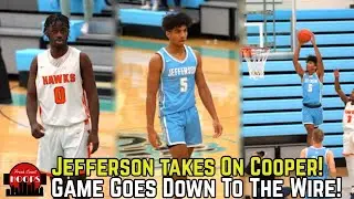 Bloomington Jefferson vs Cooper Goes Down To The Wire! Daniel Freitag Drops 22