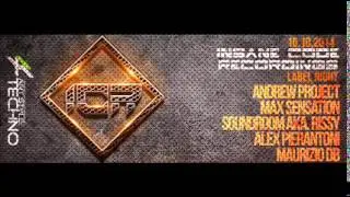 Insane Code Recordings Label Night : SoundRoom Aka Rissy