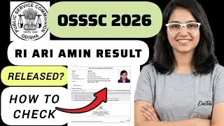 osssc cre result 2026 | osssc ri ari amin result 2026