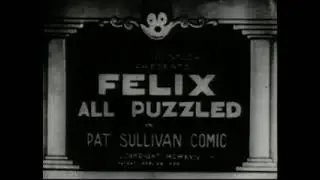 Felix: All Puzzled | Silent cartoon (1920)
