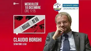 🔴 Intervista radiofonica al Sen. Claudio Borghi ospite a 