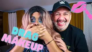 FIRST TIME DRAG MAKEUP TRANSFORMATION | MARK & JOEY