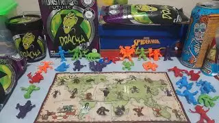 Colección completa (24) Monstruos del mundo Paleta Drácula 2020.