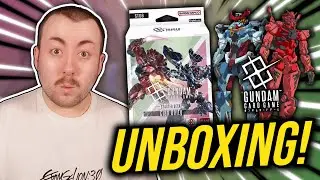 Открываем карточную игру Gundam ST06 &laquo;Единство кланов&raquo;! (Стартовая колода GQuuuuuuX)